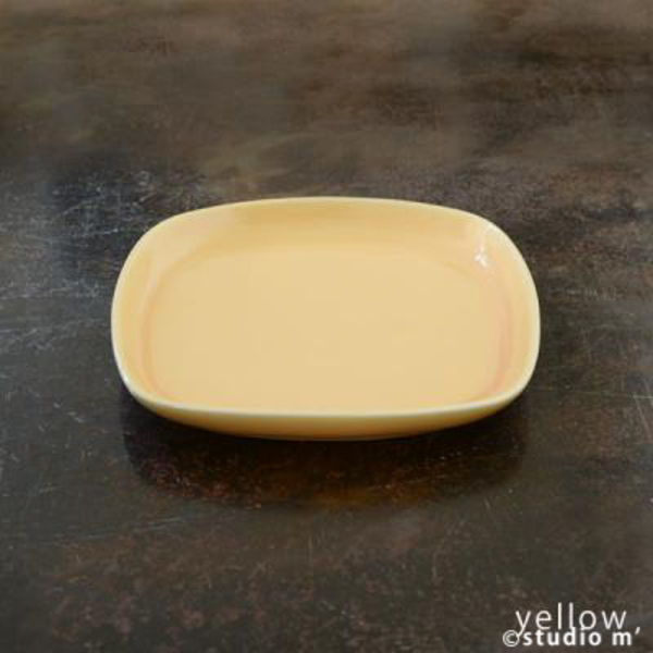 STUDIO M'-delice方形盤L/黃