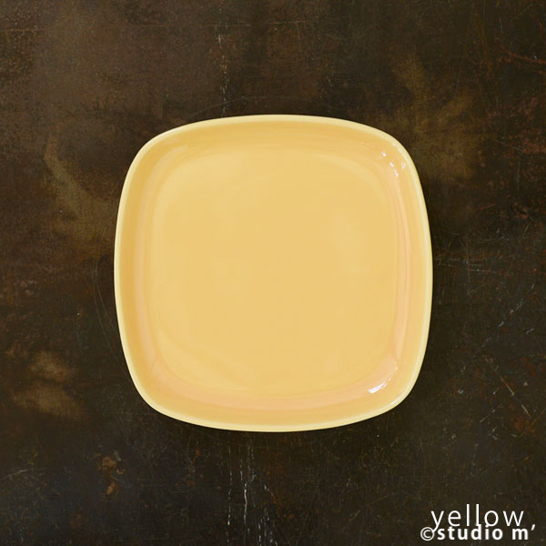 STUDIO M'-delice方形盤L/黃