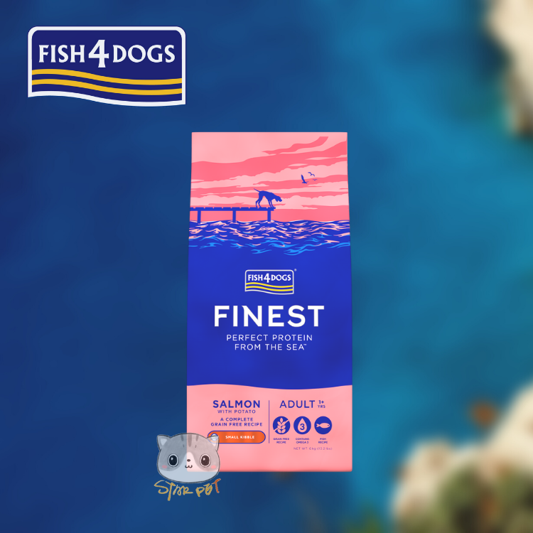 Finest Fish4Dogs Salmon with Potato - Small Bites 12kg