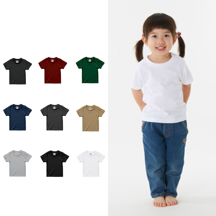 童裝 - 日本United Athle 5.6oz 柔棉 高磅 素面短T - UA5001-02