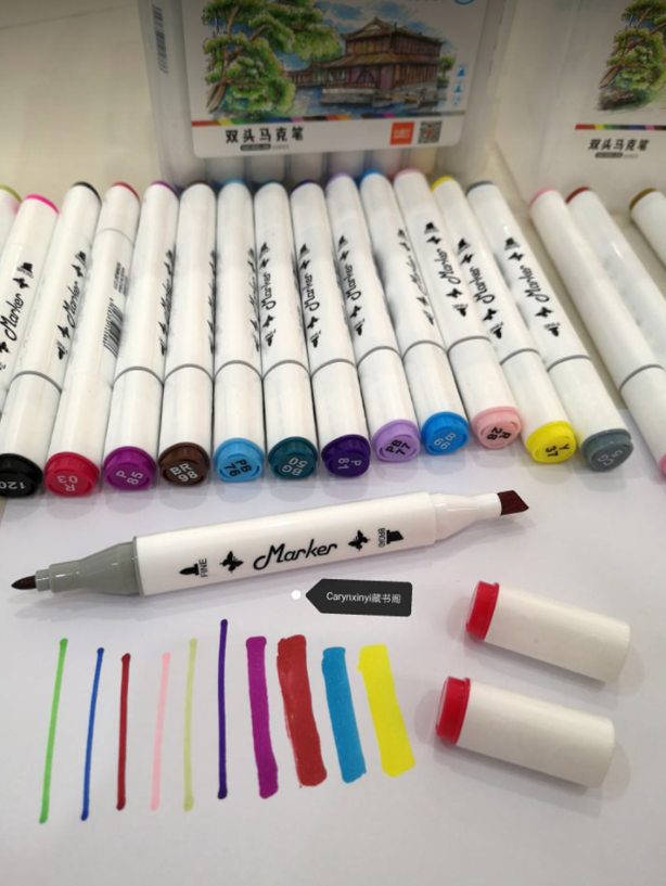 清货 双头马克笔