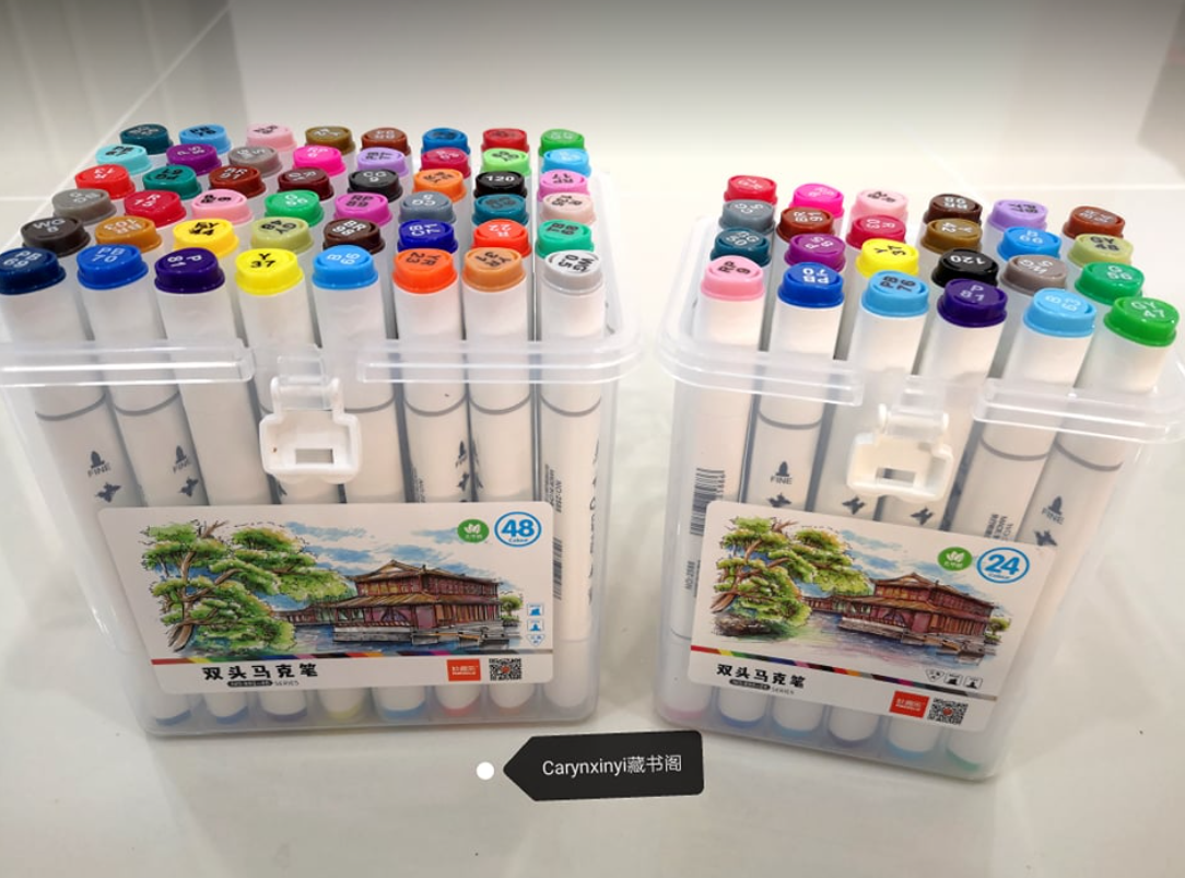 清货 双头马克笔