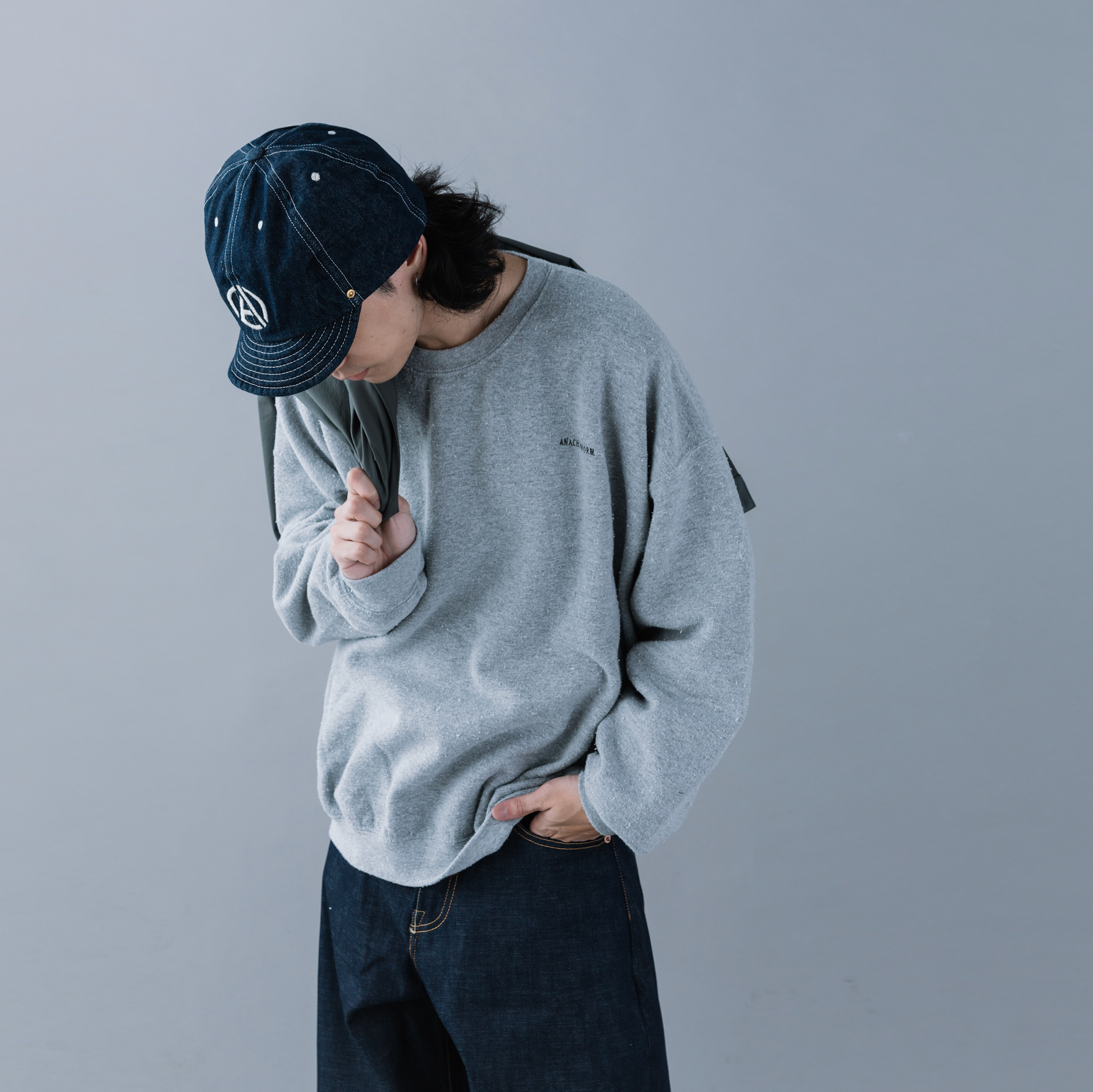 特価 ANACHRONORM “CRASHED NAPPING CREW SWEAT” スウェット - the-mff.mn