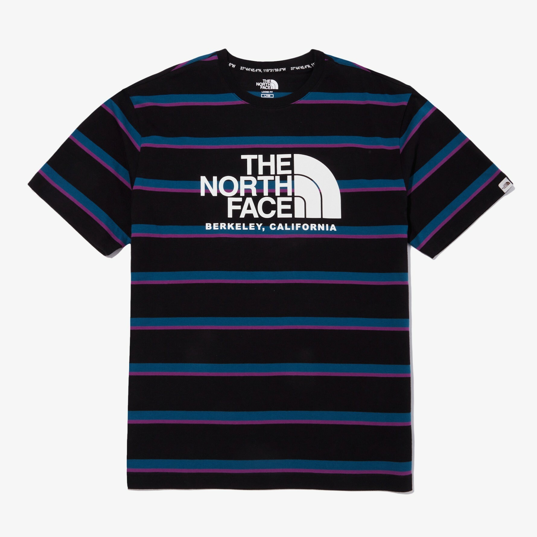 THE NORTH FACE 條紋 漸層 大LOGO 短袖 短T NT7UN12K