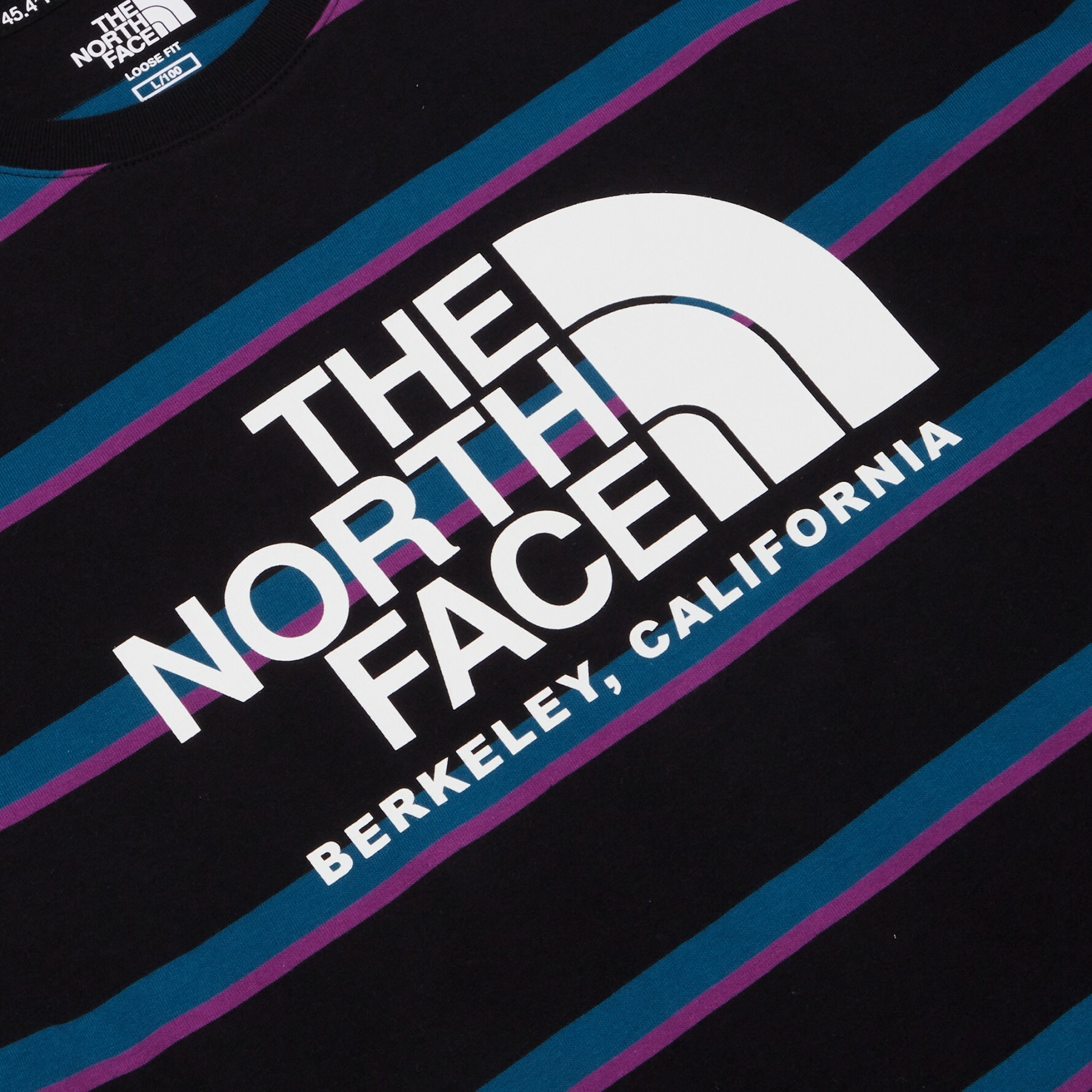 THE NORTH FACE 條紋 漸層 大LOGO 短袖 短T NT7UN12K