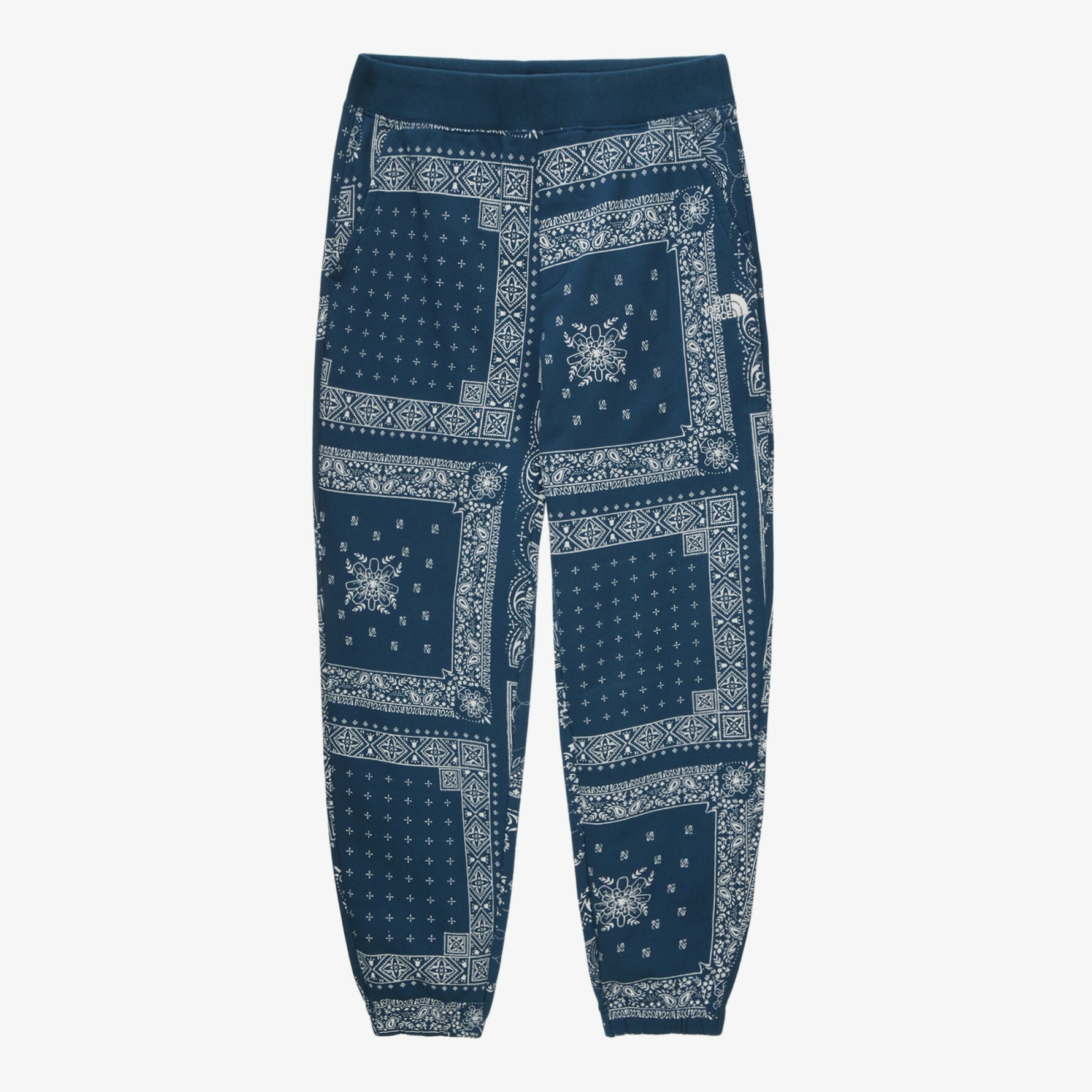 THE NORTH FACE HOODIE 腰果花 圖騰 山系 藍色 長褲 褲子 NP6KM62A