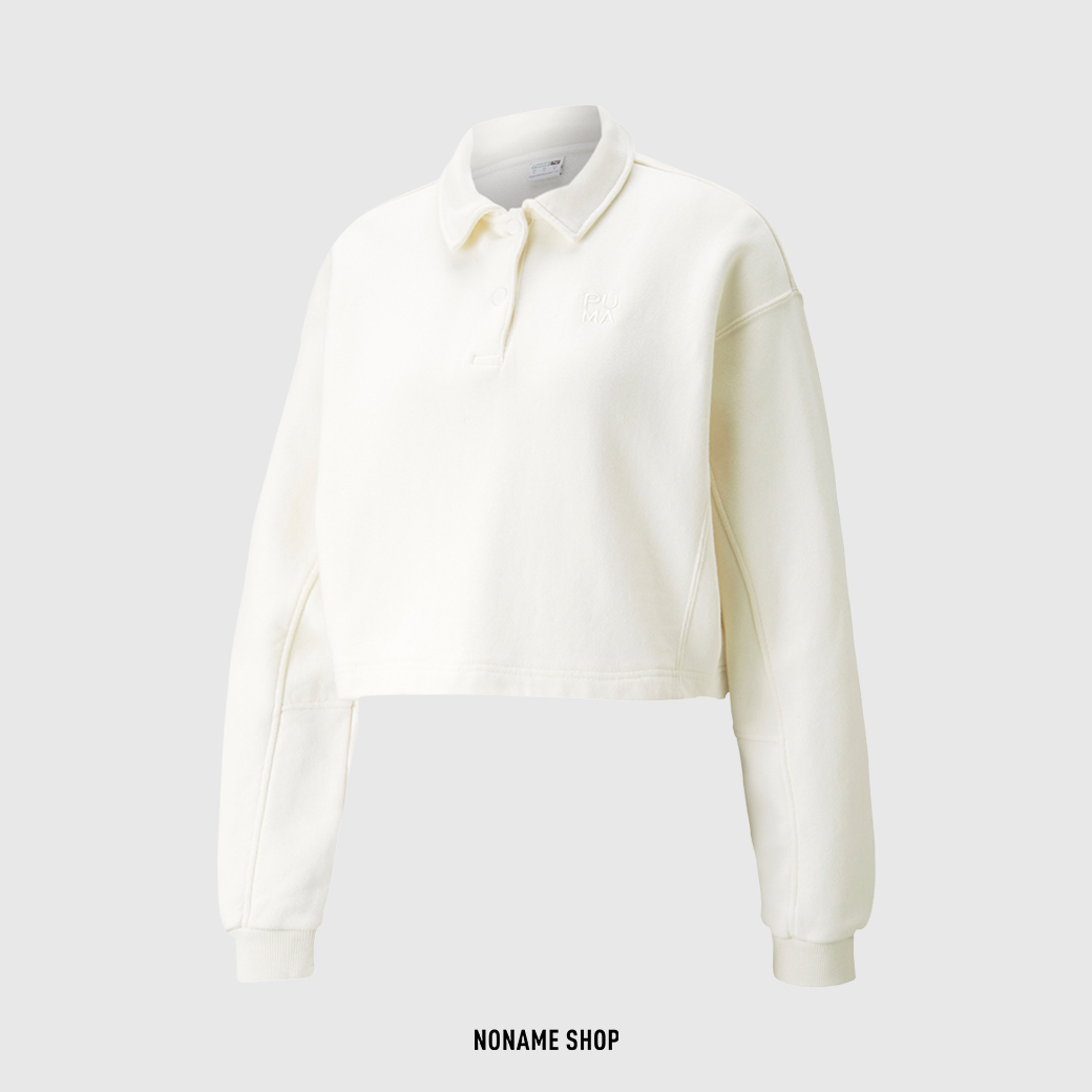 🎄聖誕限定優惠🎄 PUMA POLO KADIN SWEATSHİRT 文青 短版 POLO衫 杏色 蔡依林