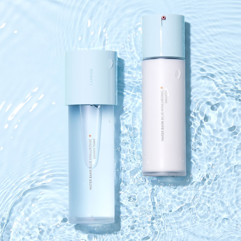 Laneige Water Bank Blue Hyaluronic 2 Step Essence Set (For Combination to Oily Skin)