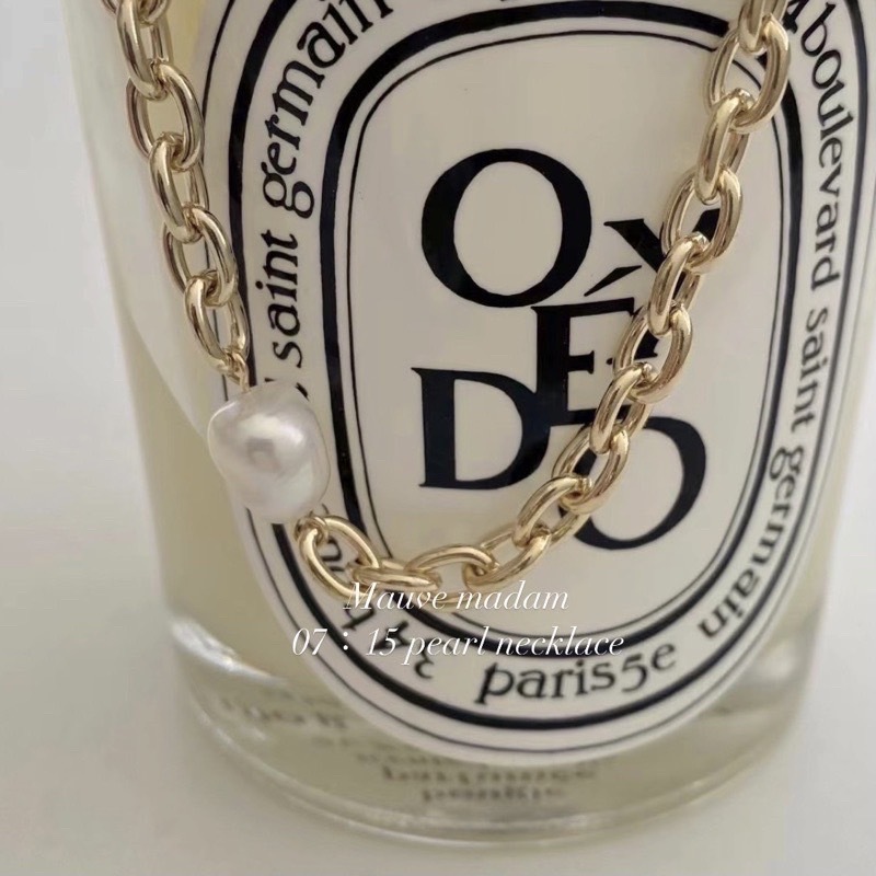 07：15 pearl necklace