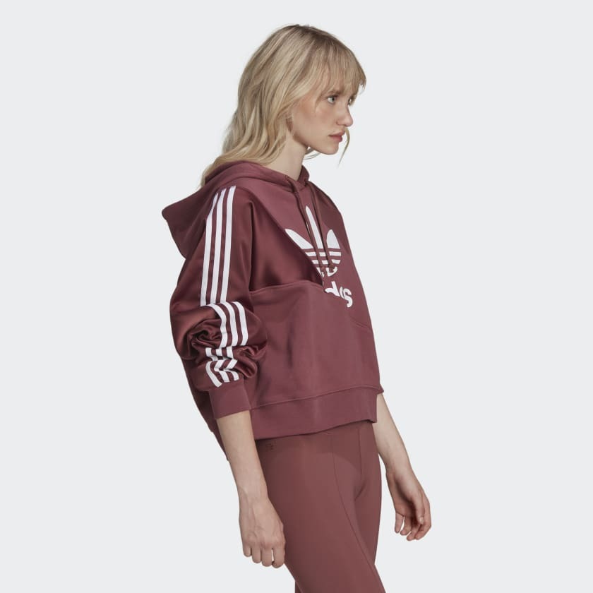 ADIDAS ORIGINALS HOODIE 女 連帽T恤 紅 HC7035