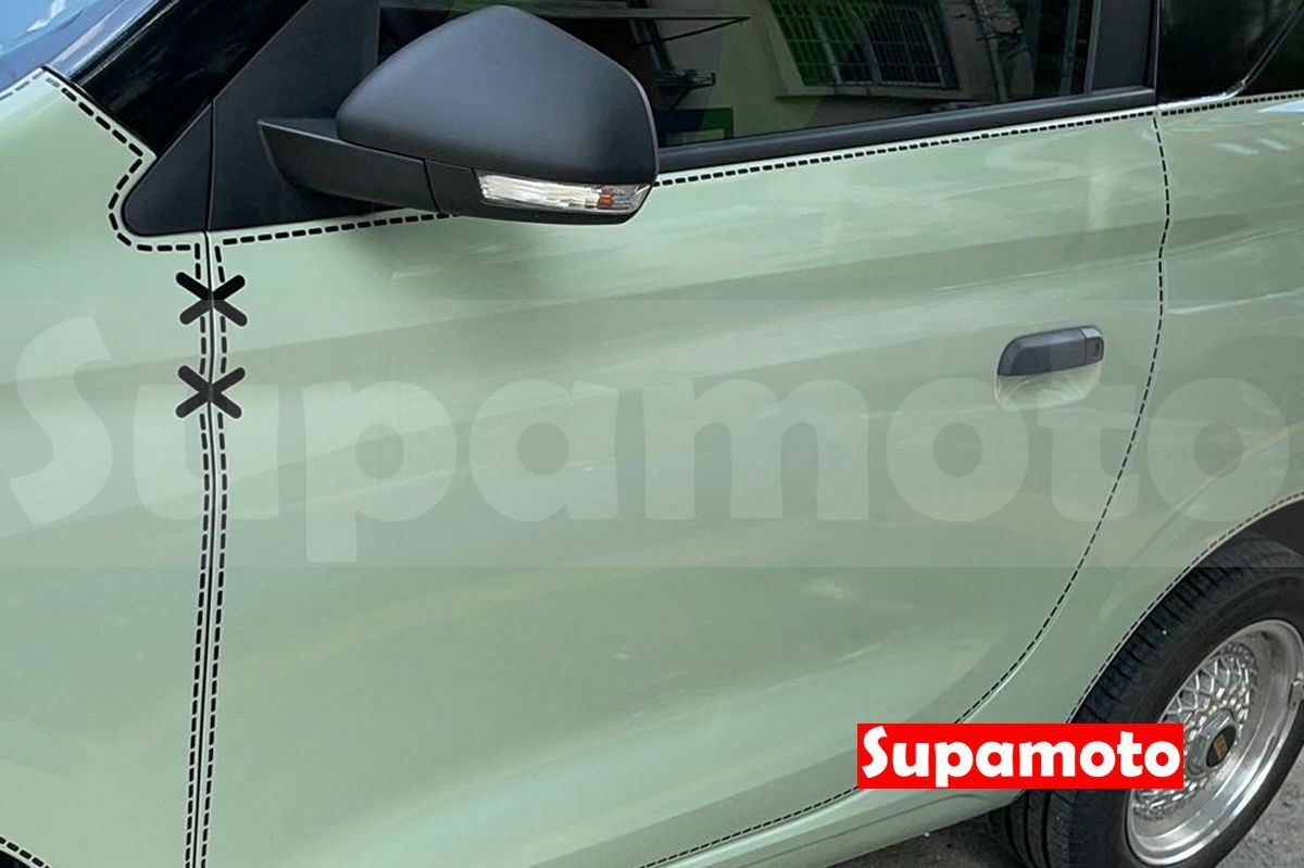 -Supamoto- XXX 補丁 貼紙 車身 板金 下巴 保桿 倒流 擾流 速可達 重機 叉叉 改裝 裝飾 貼膜