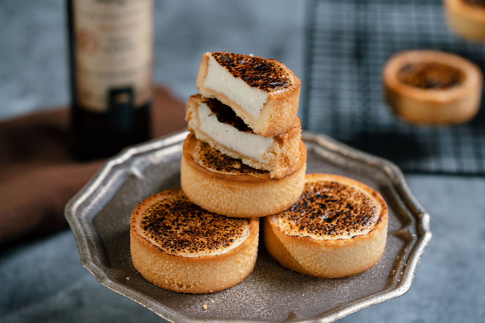 PLUMA甜點-炙燒焦糖起斯塔8入組