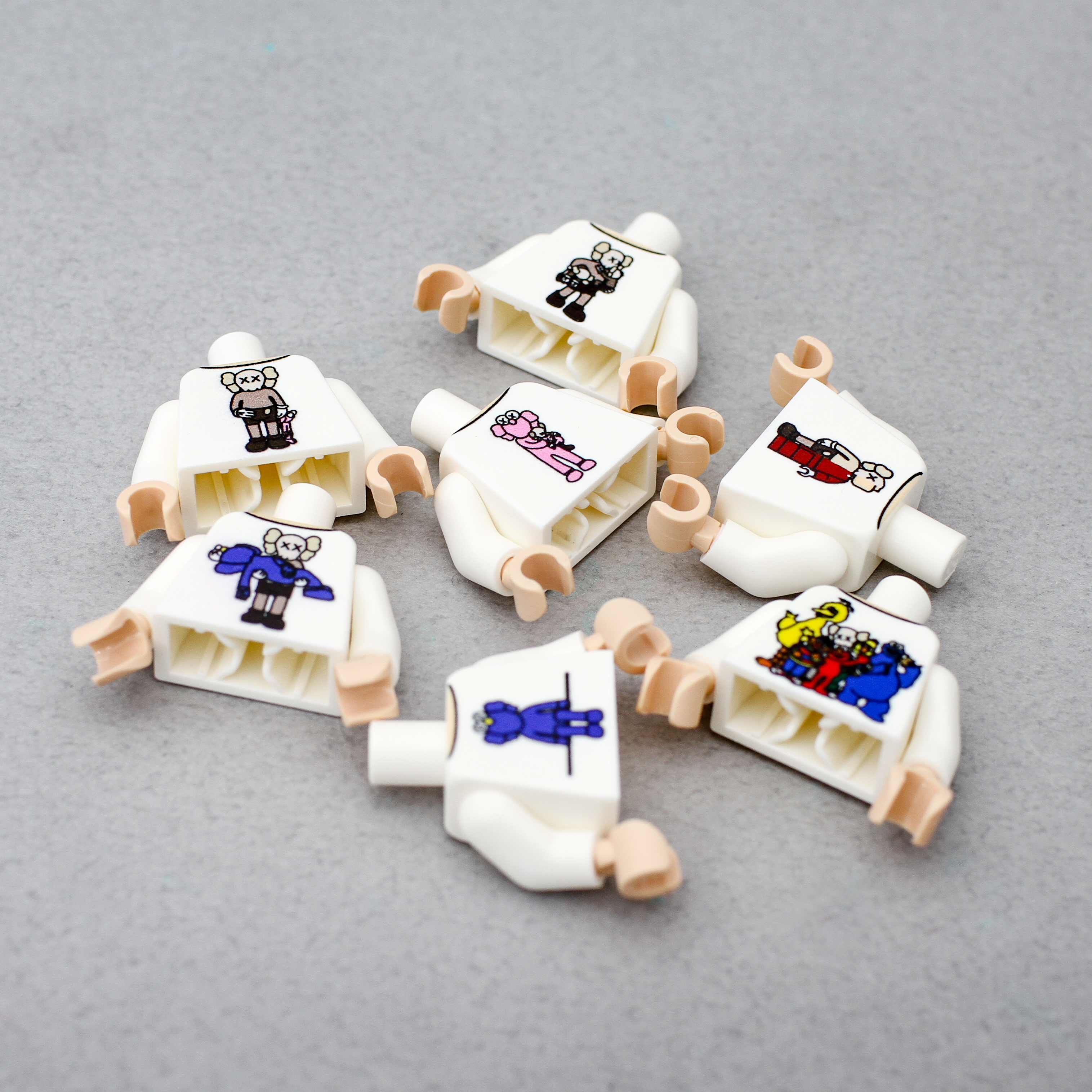 [樂宜樂] 單面印刷上衣(白上衣) KAW 芝麻街