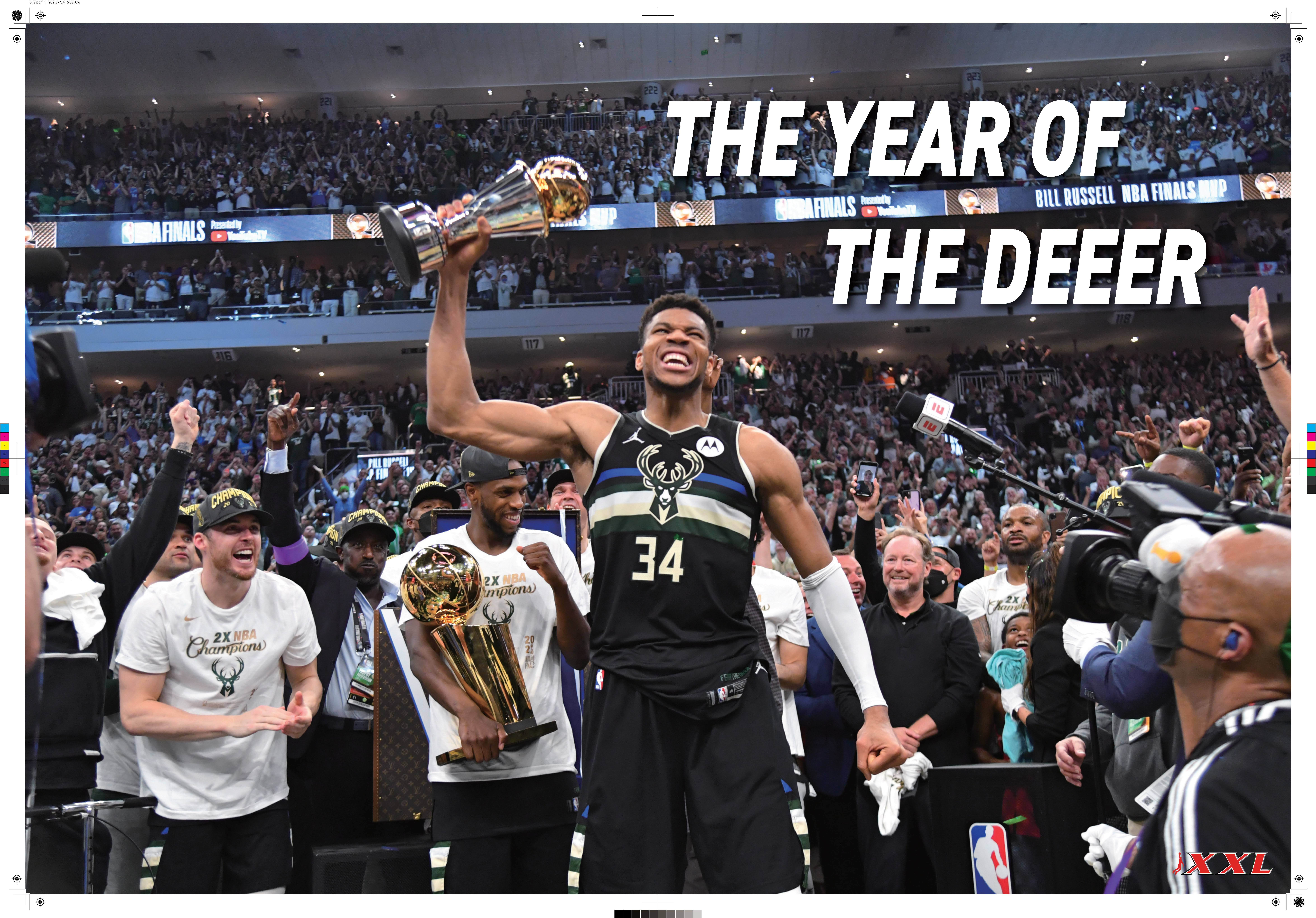 XXL 2021 8月號 50 Years of Waiting 公鹿奪冠之路 隨書附贈 2021公鹿隊總冠軍海報