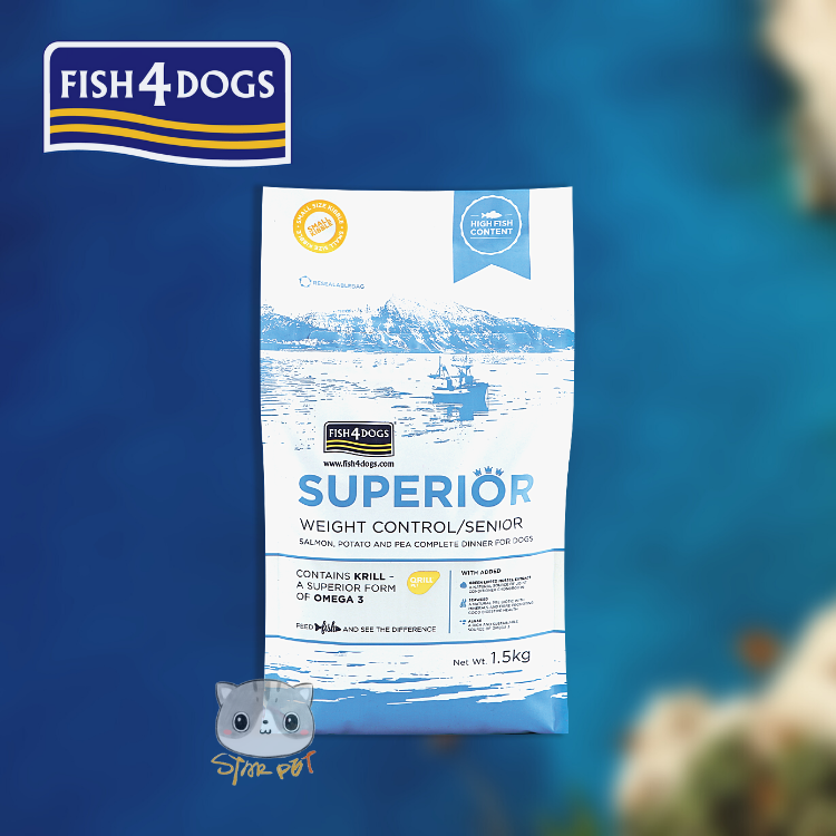 Superior Fish4Dogs Weight Control - Small Bites 6kg