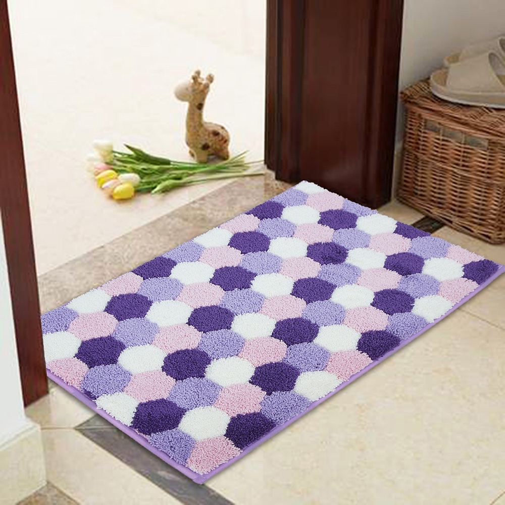 NORDIC針織風格踏墊(45x70cm)_花磚