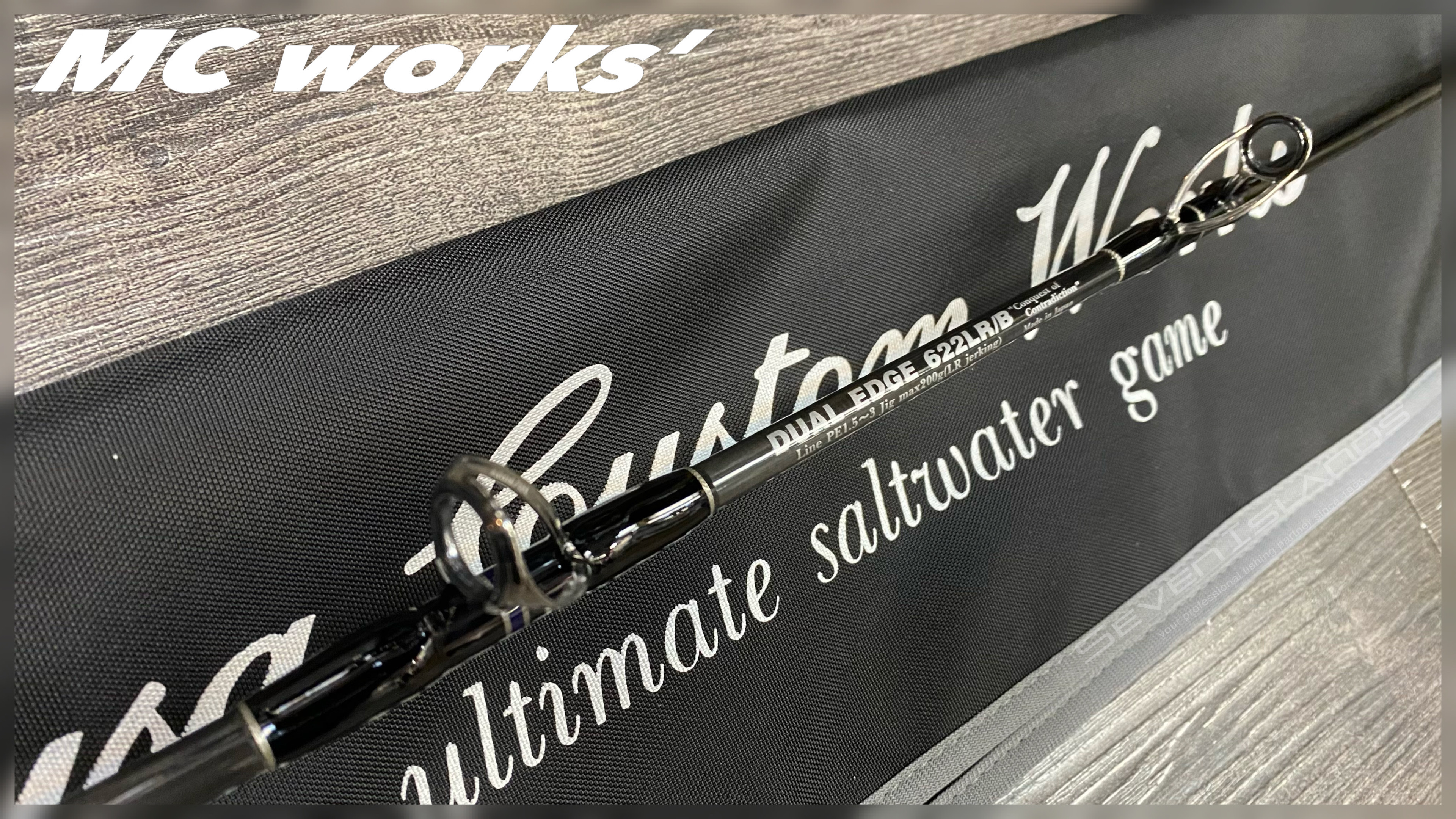 MC WORKS' DUAL EDGE 622LR/B JIGGING ROD DE622LR/B MC WORKS' DUAL EDGE 622LR/B JIGGING ROD DE622LR/B