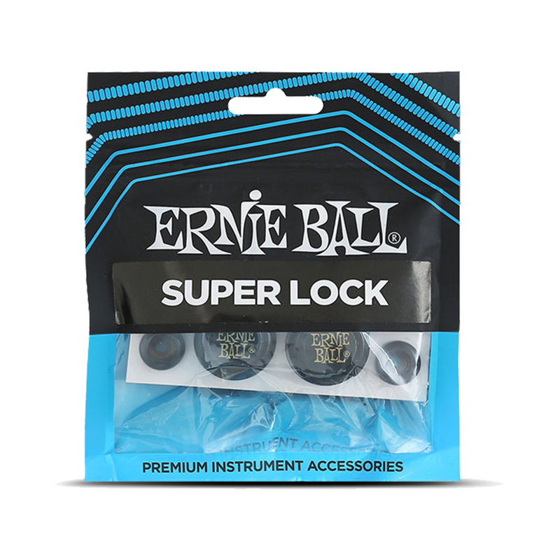 【多款顏色】ERNIE BALL SUPER LOCK 安全背帶扣 ｜ P04600銀色 / P04601黑色