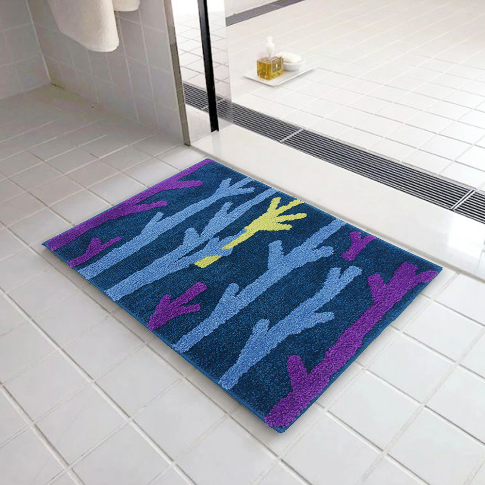 NORDIC針織風格踏墊(45x70cm)_珊瑚