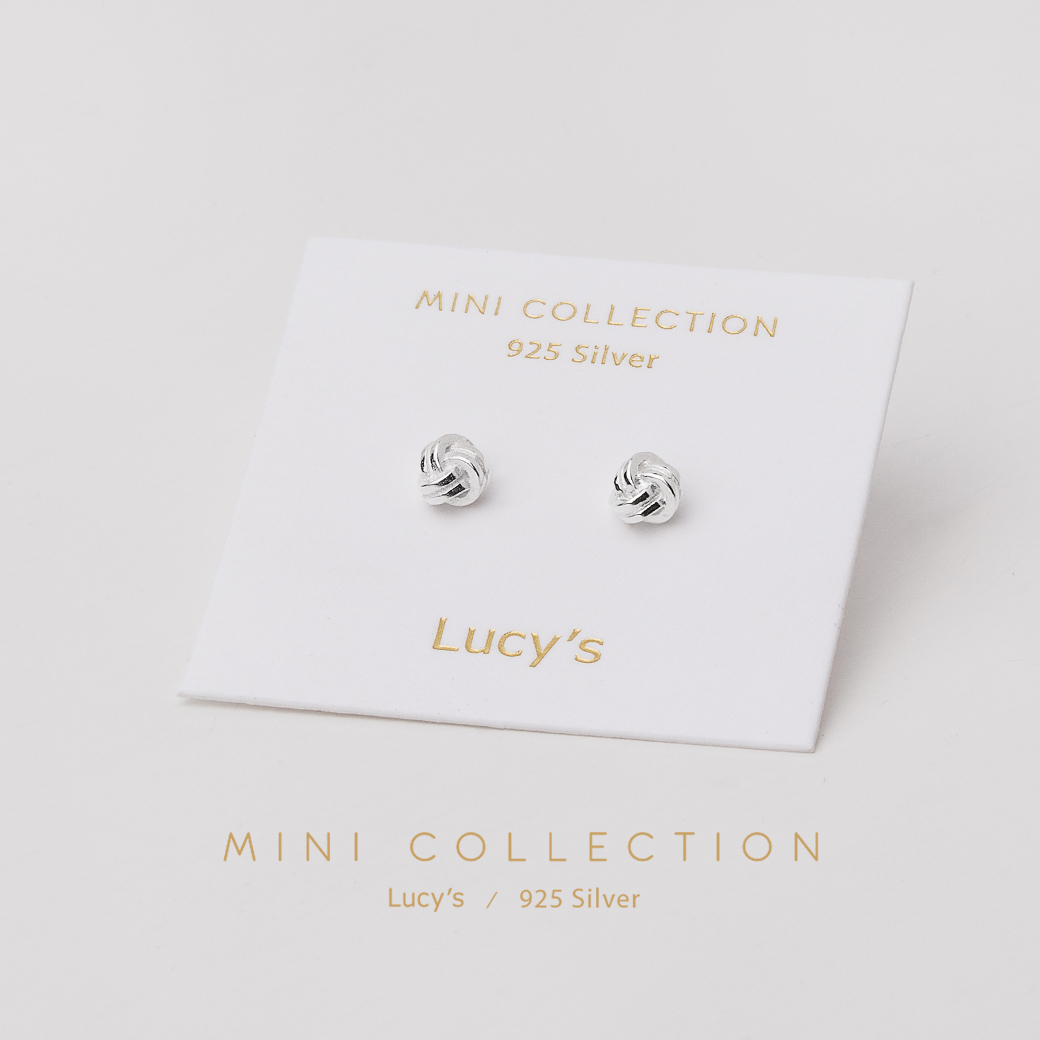 *925純銀〔輕銀系列〕毛球 耳環 (95891)