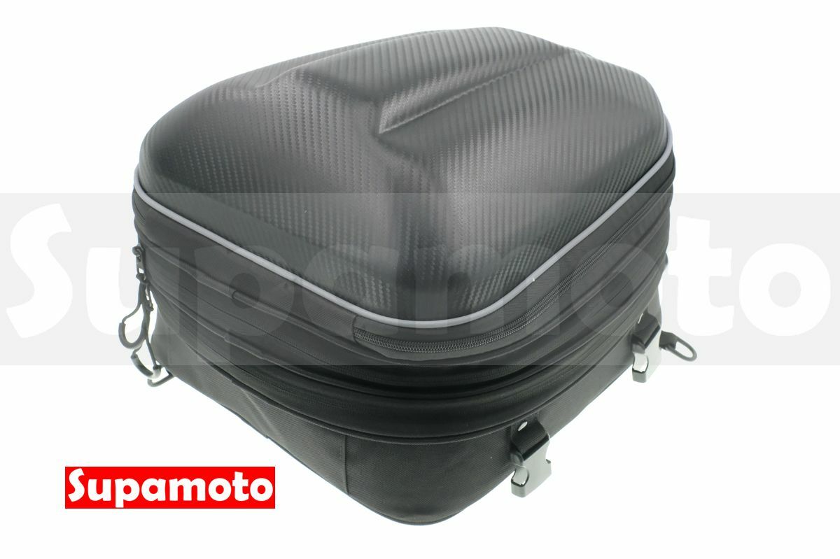 -Supamoto- DP66 硬殼 車尾包 頭盔 駝峰包 碳纖維 卡夢 後座包 尾包 單座 仿賽 防水包 後背包 多功