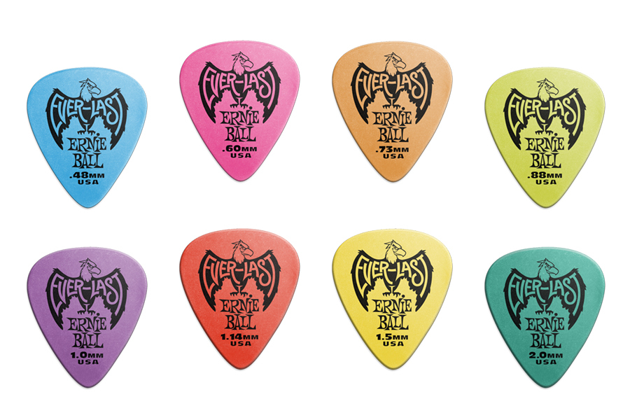 ERNIE BALL EVERLAST PICK  吉他pick 老鷹pick｜.48MM藍色 / .60MM粉色 / .73MM橘色 / .88MM綠色 / 1.0MM紫色 / 1.14MM紅色 / 1.5MM黃色 / 2.0MM青色