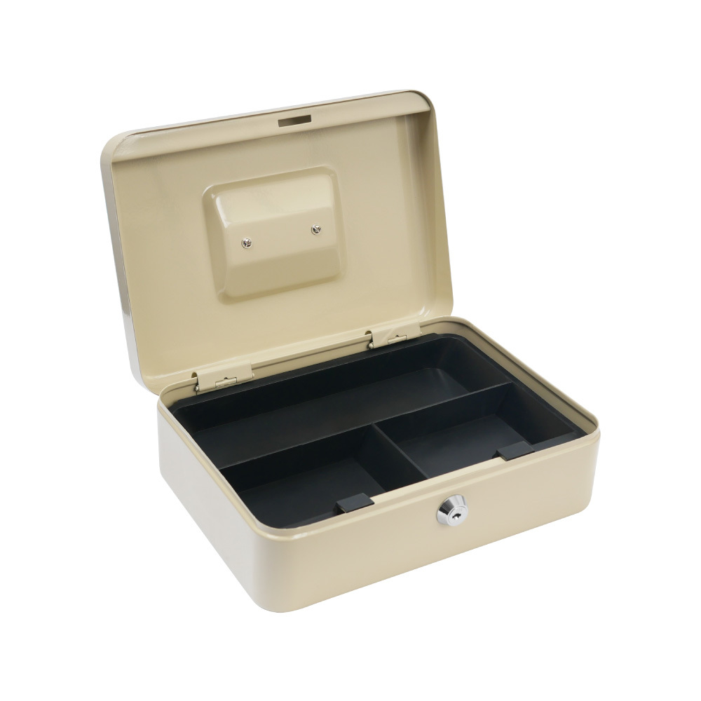 TRENY 鑰匙現金箱-25L(米白)-中