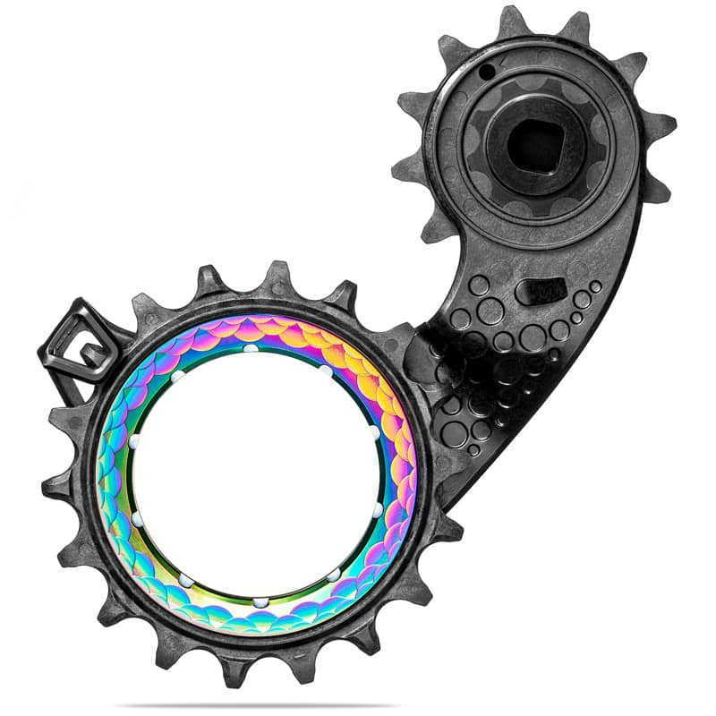 AbsoluteBlack HOLLOWcage® OSPW 超大後導輪組for SRAM eTap AXS