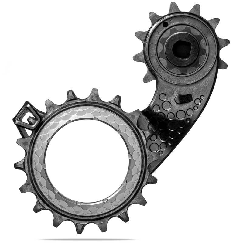AbsoluteBlack HOLLOWcage® Carbon Ceramic OSPW For SRAM