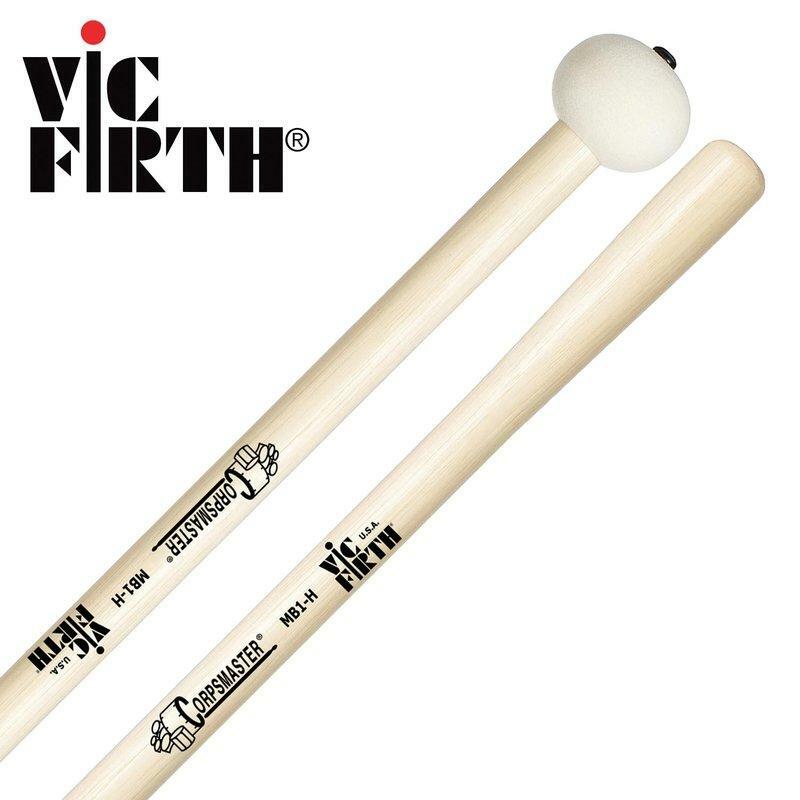 VIC FIRTH VFPX-MB1H 行進大鼓槌 棉頭 (18”-22”)