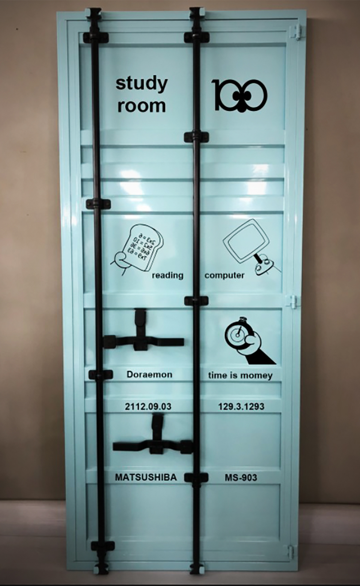 台灣製作全鐵製仿真貨櫃門