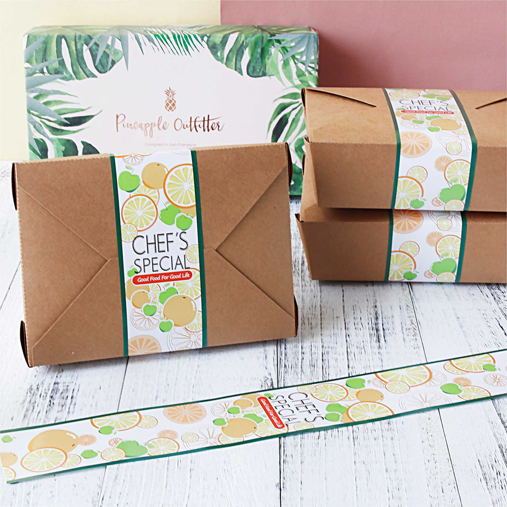 公版全彩餐盒腰封 H04-綠