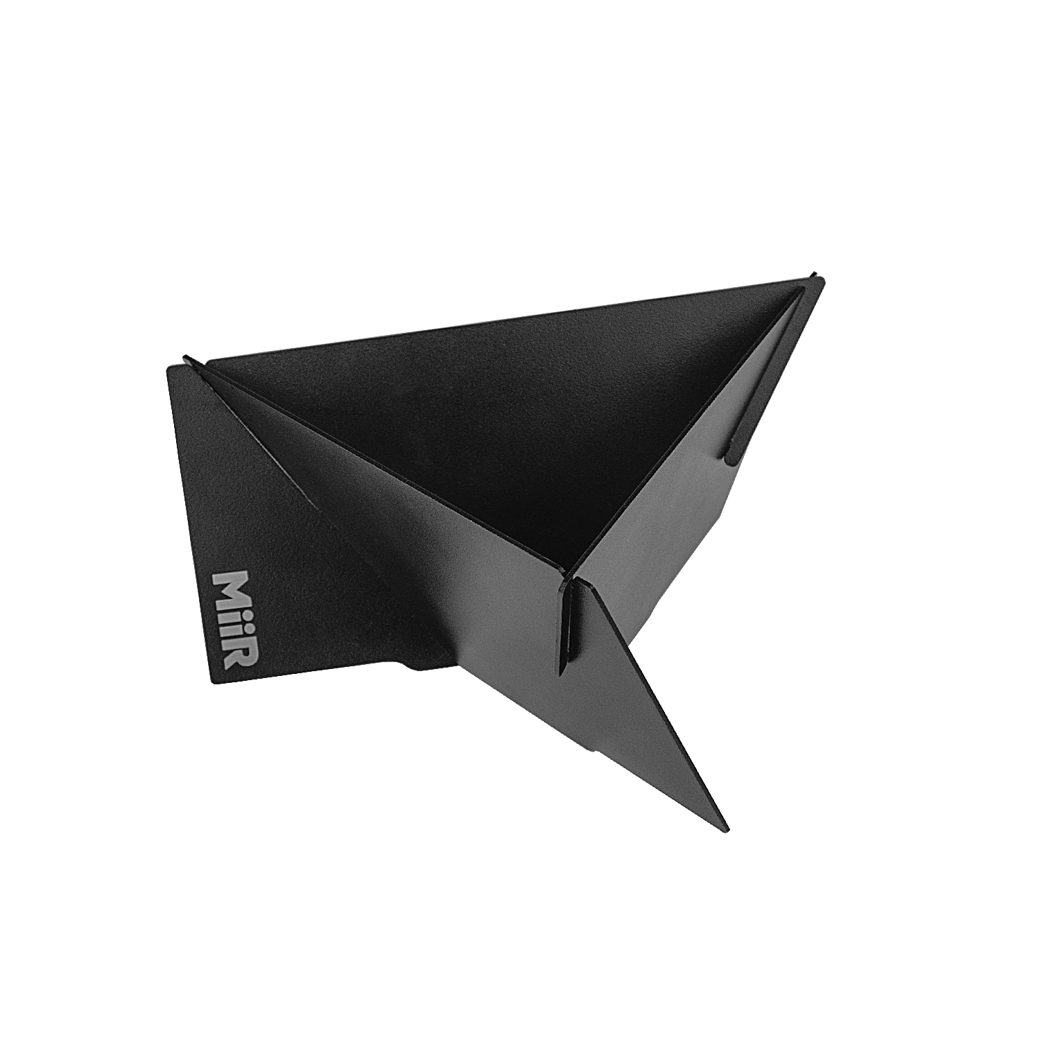 【MiiR】Pourigami 不鏽鋼 三片式 便攜 隨行 咖啡濾杯 - 經典黑