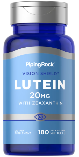 【Piping Rock 】現貨 葉黃素 Lutein 20mg 180顆