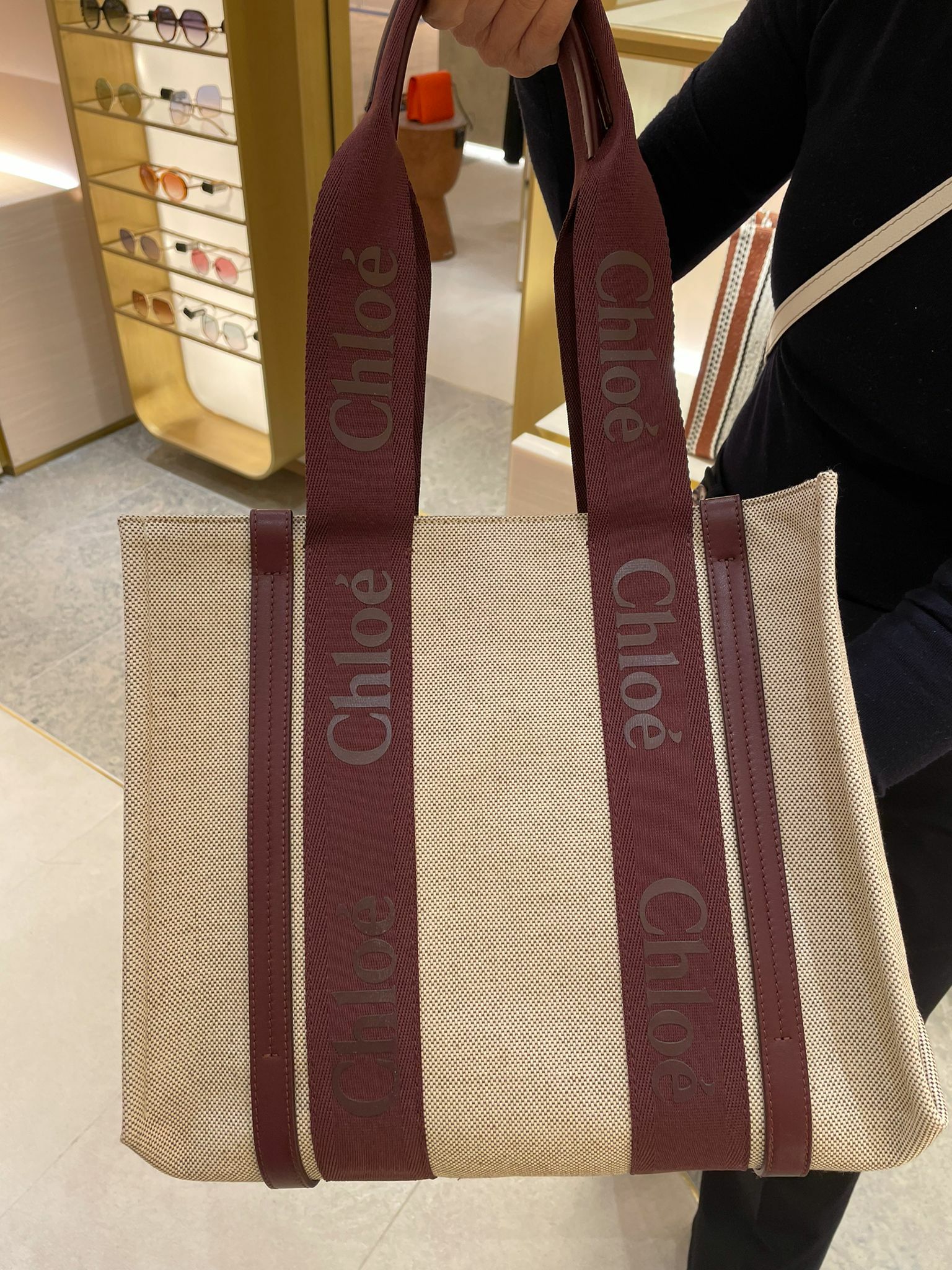 Chloe deals bag burgundy