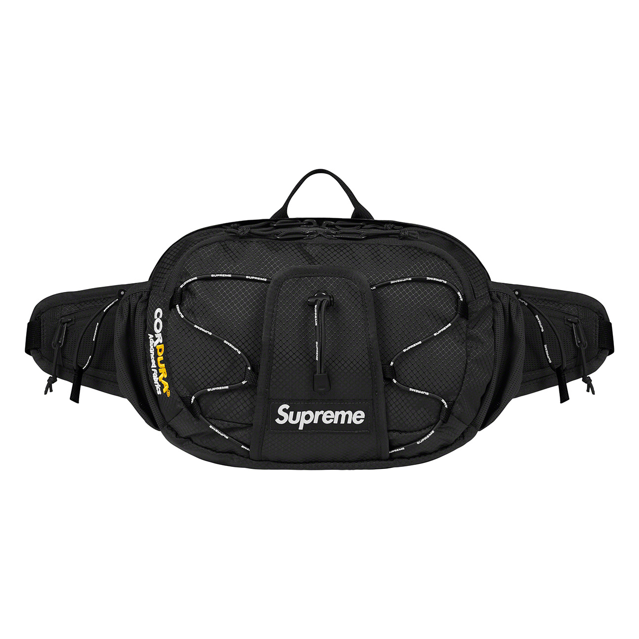 SUPREME SS22 HARNESS WAIST BAG 9L 可拆式吊帶 腰包 黑色/粉色/銀色/咖啡色-SS22B12