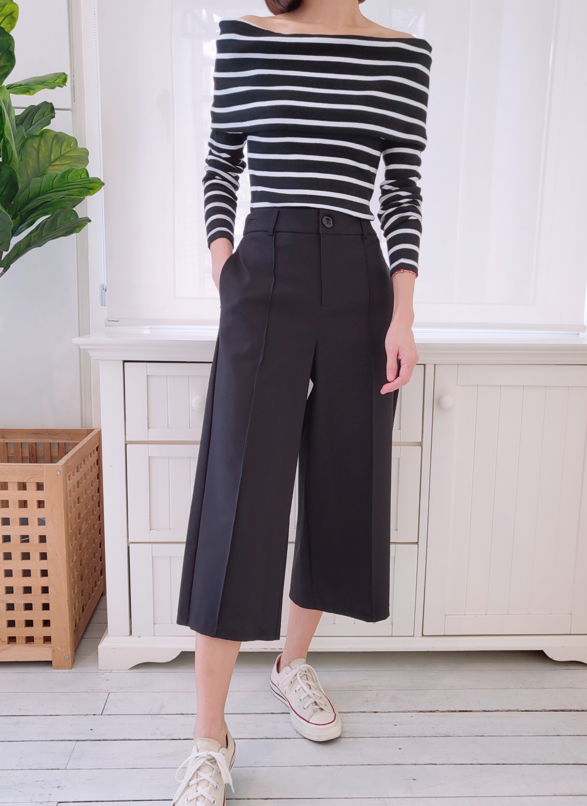 HIGH WAIST 3 QUARTER PANT