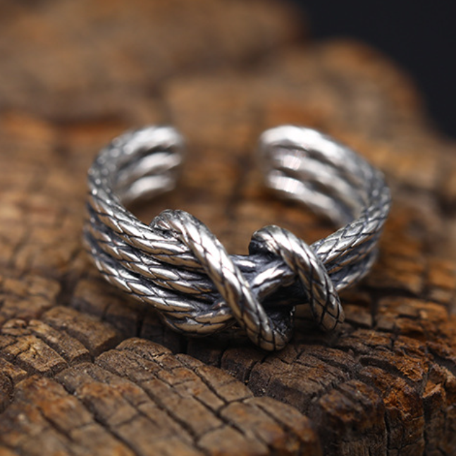 【ACCY015】禁錮麻繩開口設計戒指