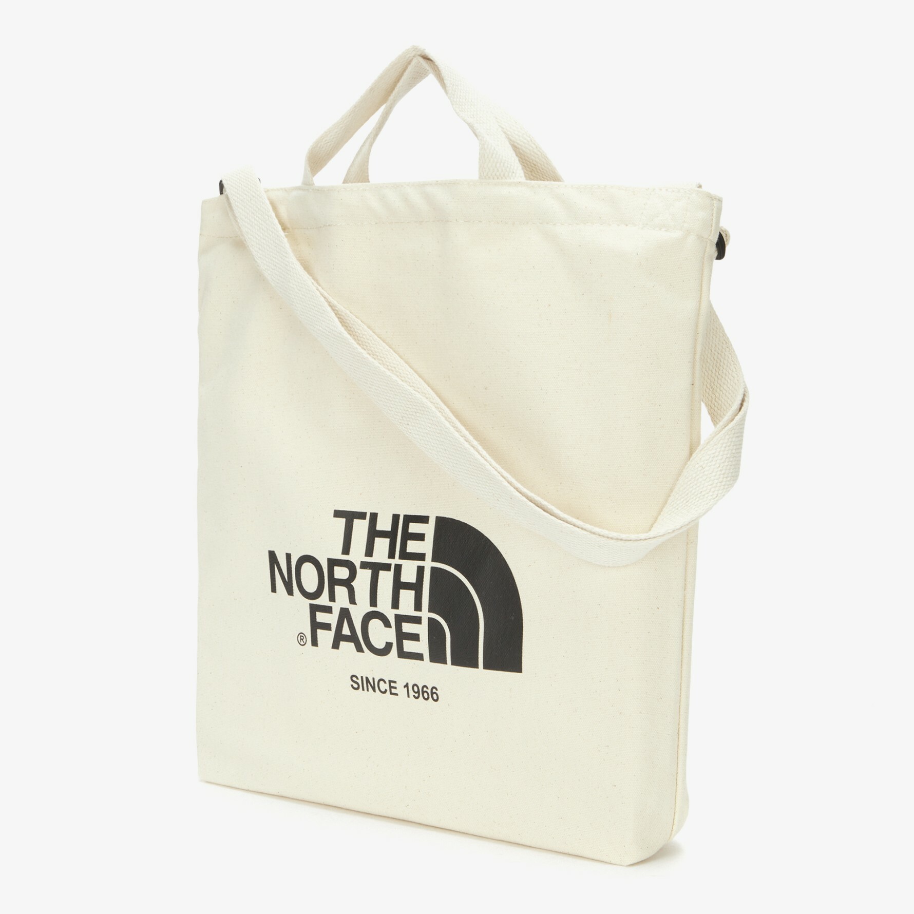 THE NORTH FACE BIG LOGO TOTE 大LOGO 托特包 手提 側背 米白 NN2PN09K
