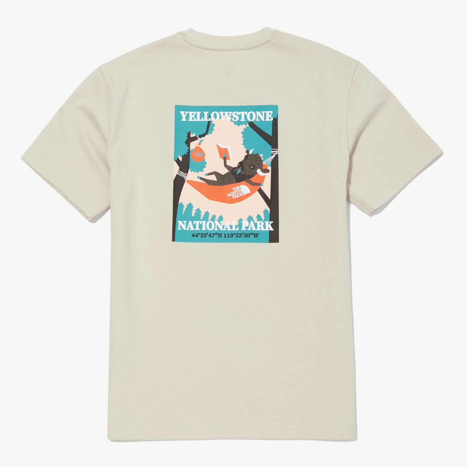 THE NORTH FACE CAMPGROUND 露營 國家公園 熊 短袖 NT7UN19