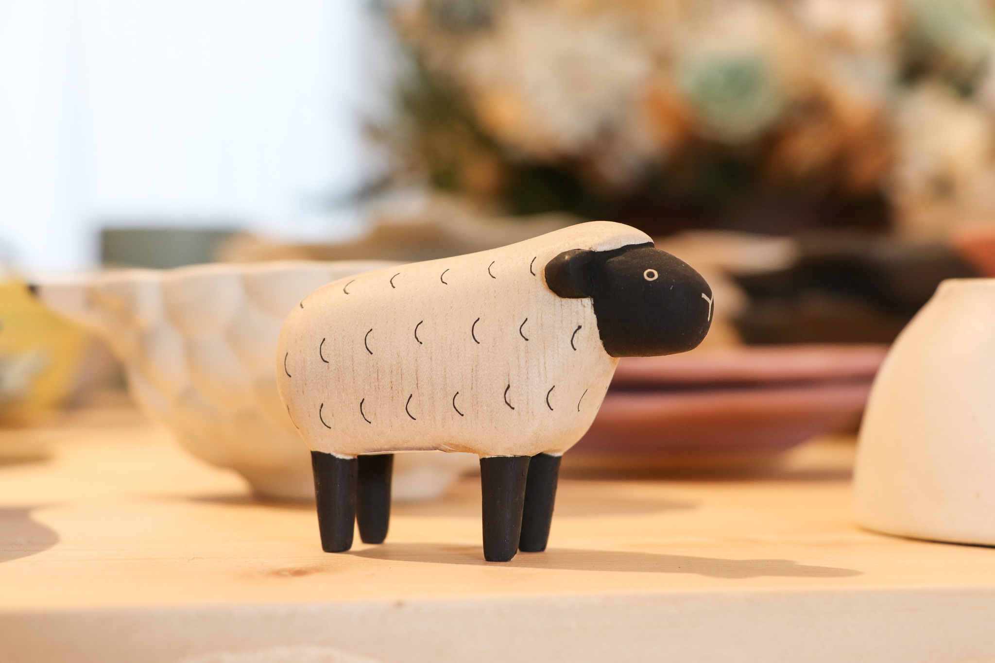T-lab 綿羊 木雕