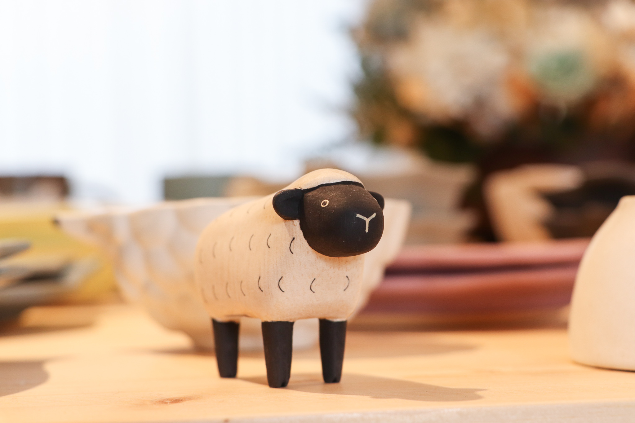 T-lab 綿羊 木雕