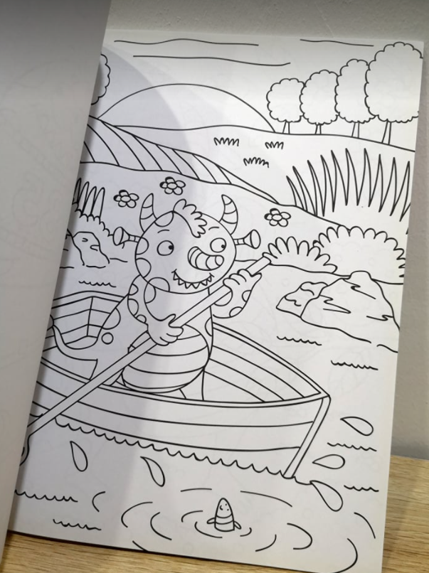 Mega Monster Colouring