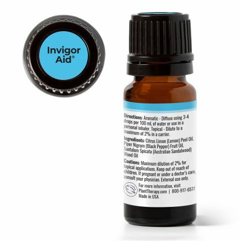 ［提升專注力］美國 Plant Therapy 充電 Invigor Aid 複方精油 - 10ml