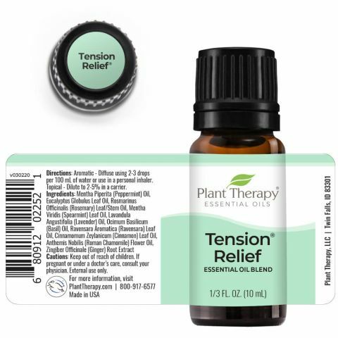 [偏頭痛適用］美國 Plant Therapy 舒緩緊張Tension Relief 複方精油 -10ml