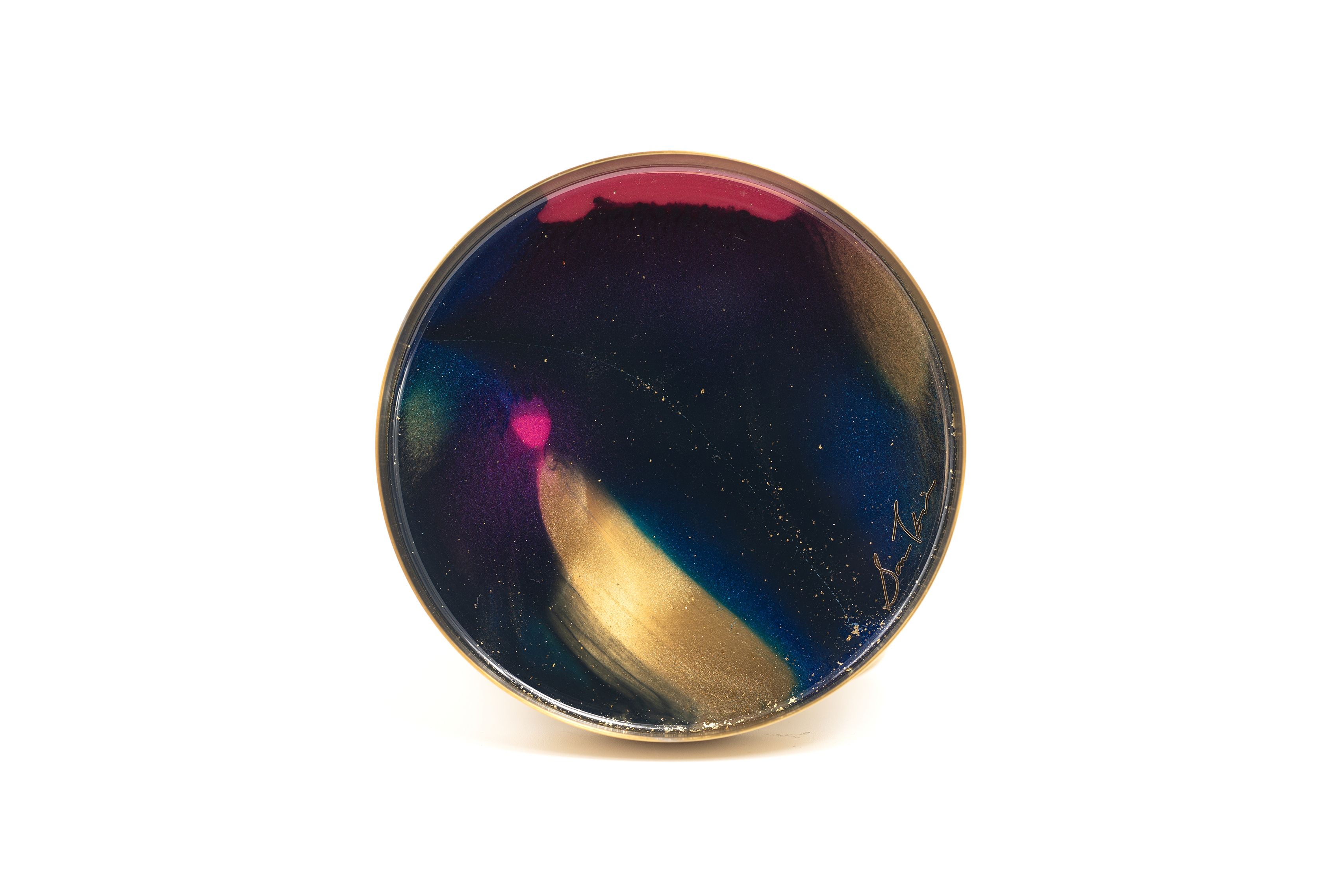 Galaxy 金屬圓托盤 小