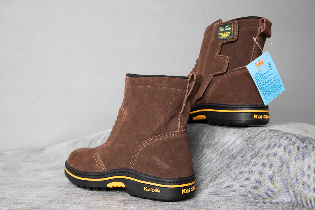 癸海GUIHAI│電銲專用安全鞋│高筒鋼頭│反毛皮【PLA603B03】