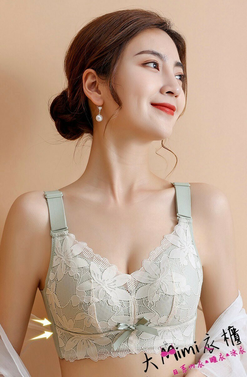 🚫小花大罩杯內衣-單內衣