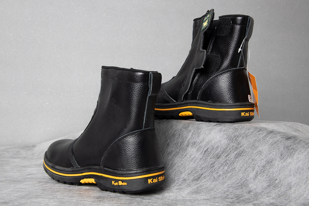 癸海GUIHAI│電銲專用安全鞋│高筒鋼頭│黑軟皮【PLA603F01】