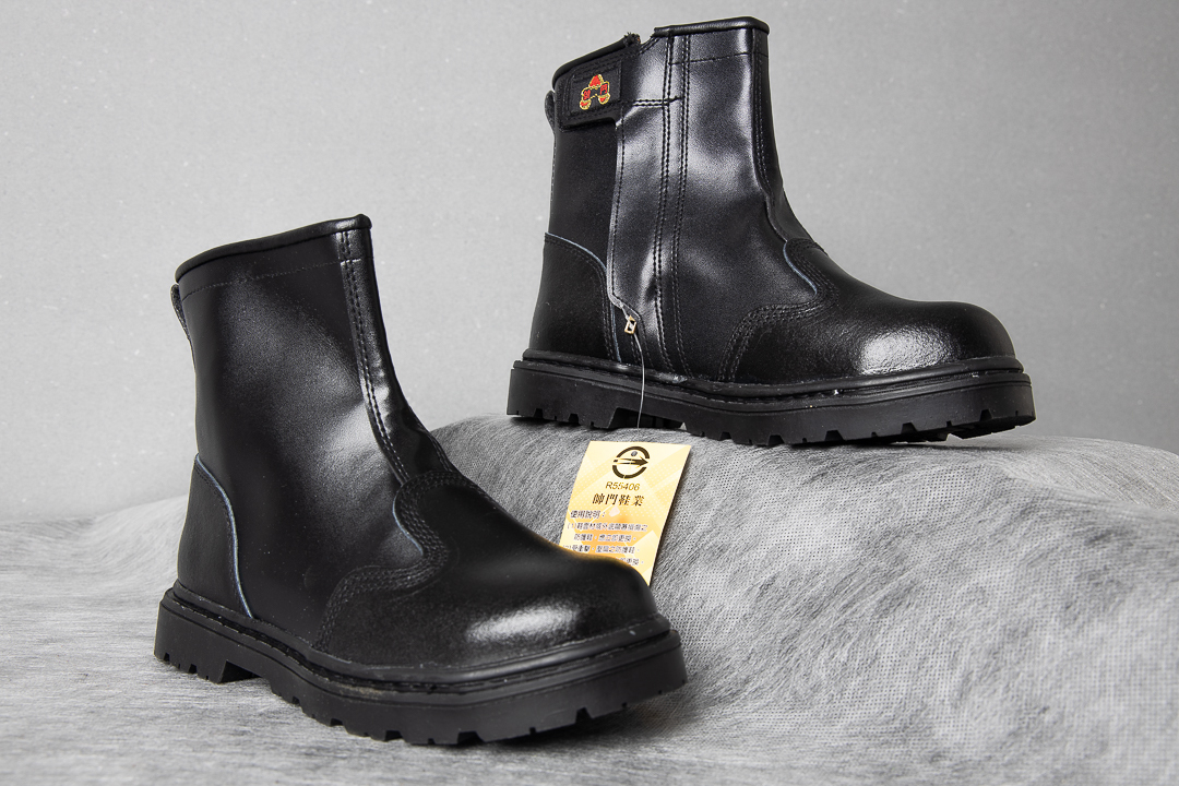 癸海GUIHAI│電銲專用安全鞋│高筒鋼頭│黑【313】